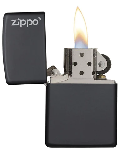 Classic Black Matte with Zippo Logo Customizable