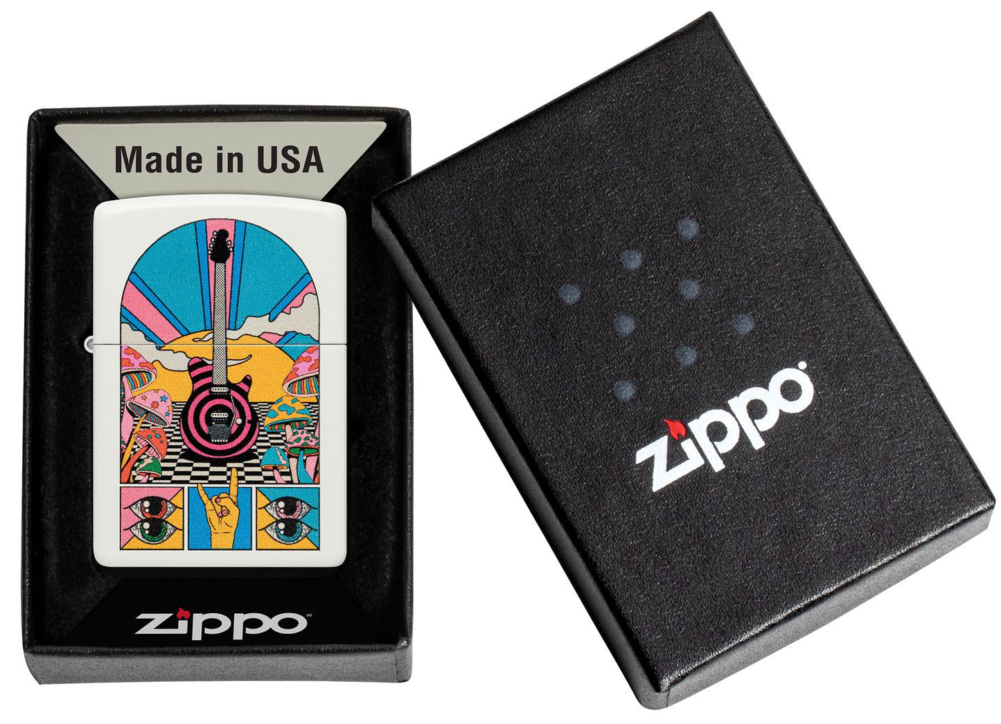 Zippo Retro Vintage Design Model Windproof Pocket Fuel Refillable Lighter, BIS Certified