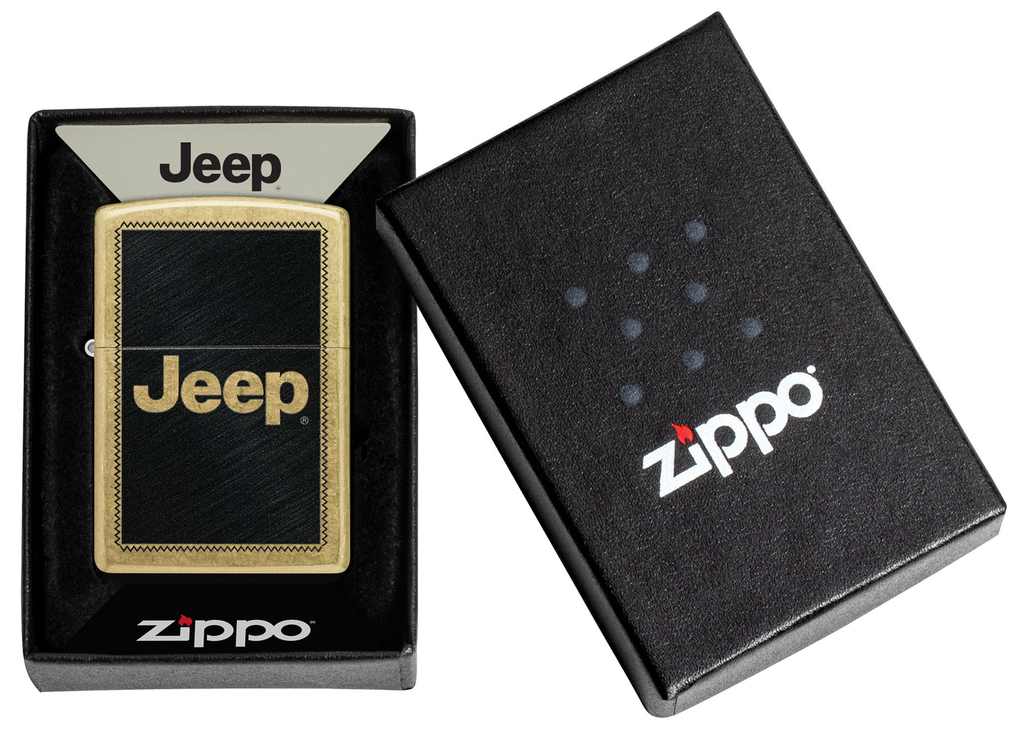 Zippo Jeep Model Windproof Pocket Fuel Refillable Lighter, BIS Certified