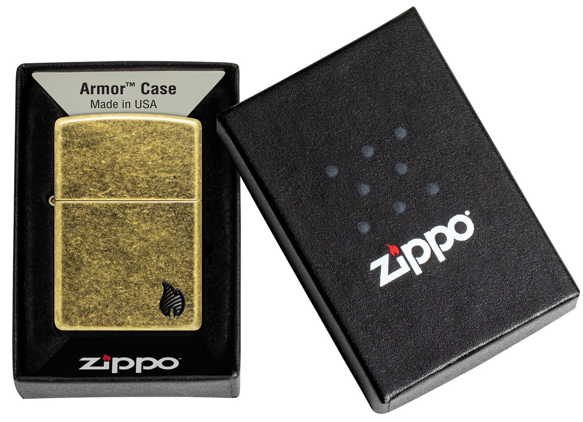 Zippo Armor Series Flame Windproof Pocket Fuel Refillable Lighter, BIS Certified