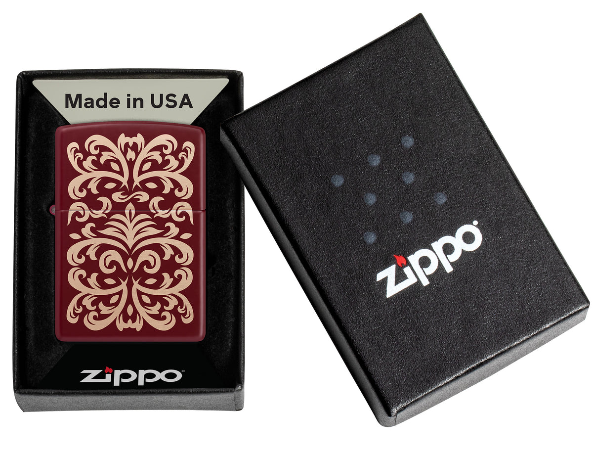 Zippo Pretty Pattern Design Windproof Pocket Fuel Refillable Lighter, BIS Certified