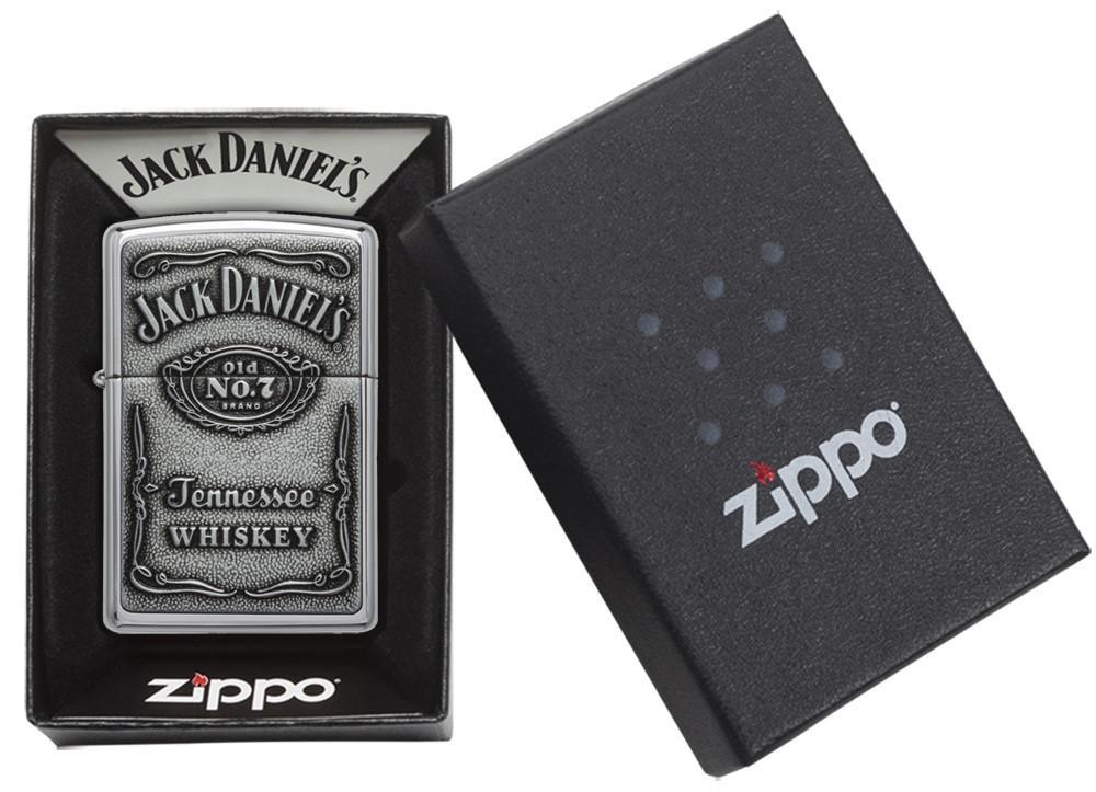 Jack Daniel's Tennessee Whiskey Emblem High Polish Chrome P