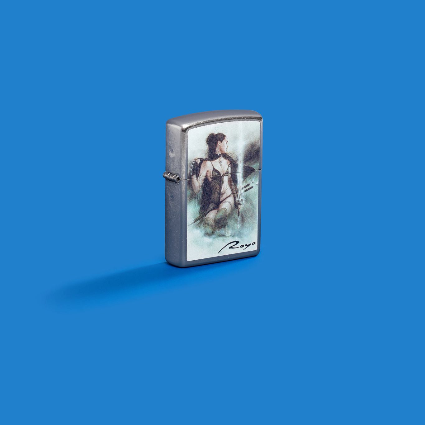 Zippo Luis Royo Street Chrome Pocket Lighter