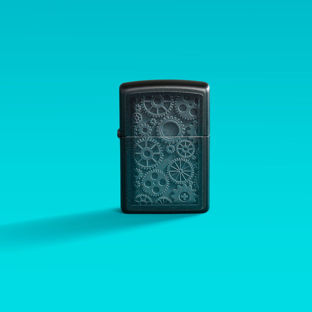 Zippo Steampunk Design Black Matte Pocket Lighter