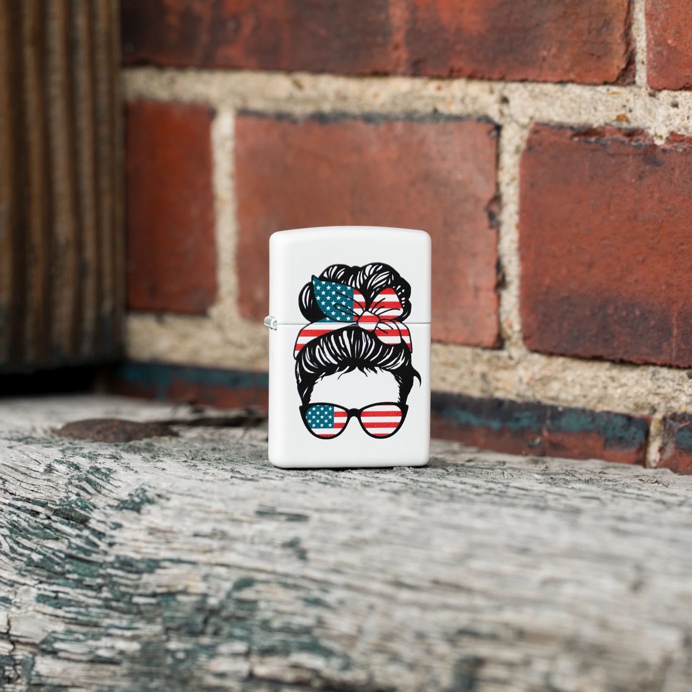 Zippo American Woman Design Pocket Lighter