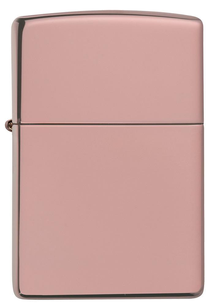 High Polish Rose Gold Pocket Lighter