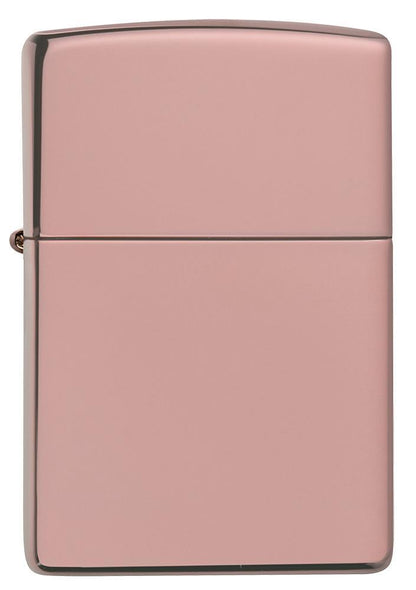 High Polish Rose Gold Pocket Lighter