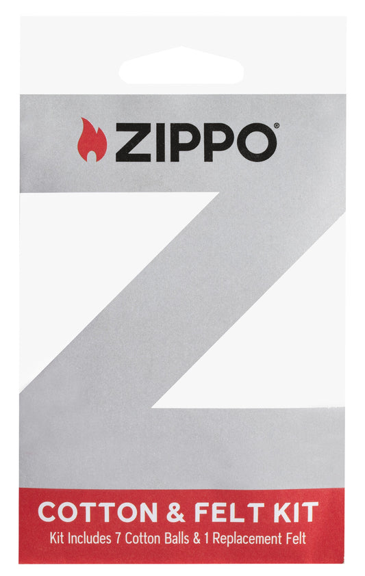 Zippo Cotton & Felt Replacement Kit for Windproof Lighters – Genuine Zippo Refill