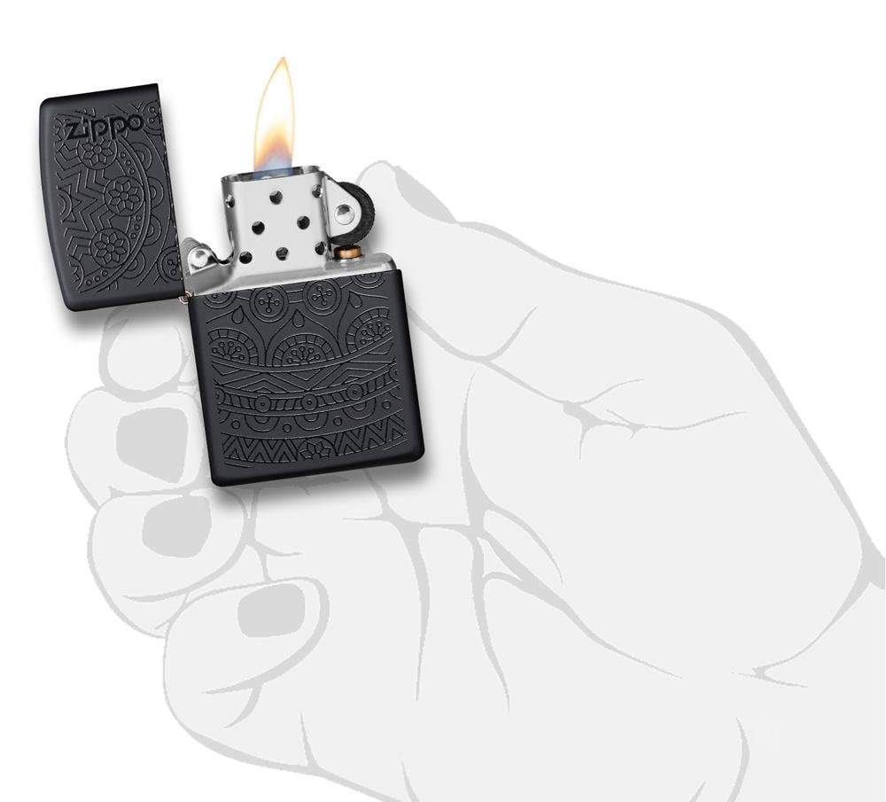 Tone on Tone Design Black Matte Pocket Lighter