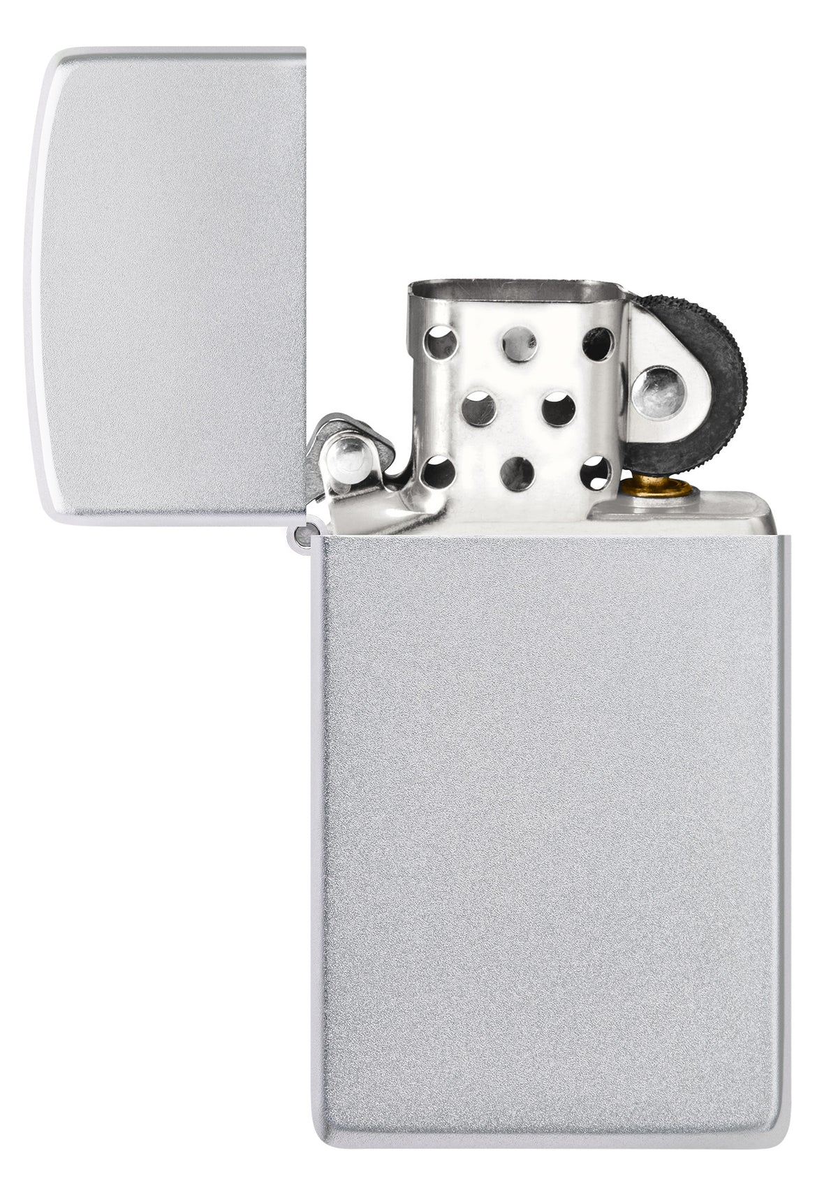 Zippo Satin Chrome Slim Ltr Windproof Pocket Fuel Refillable Lighter, BIS Certified