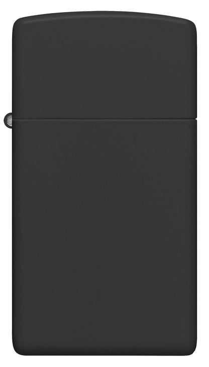Zippo Slim Black Matte Windproof Pocket Fuel Refillable Lighter, BIS Certified