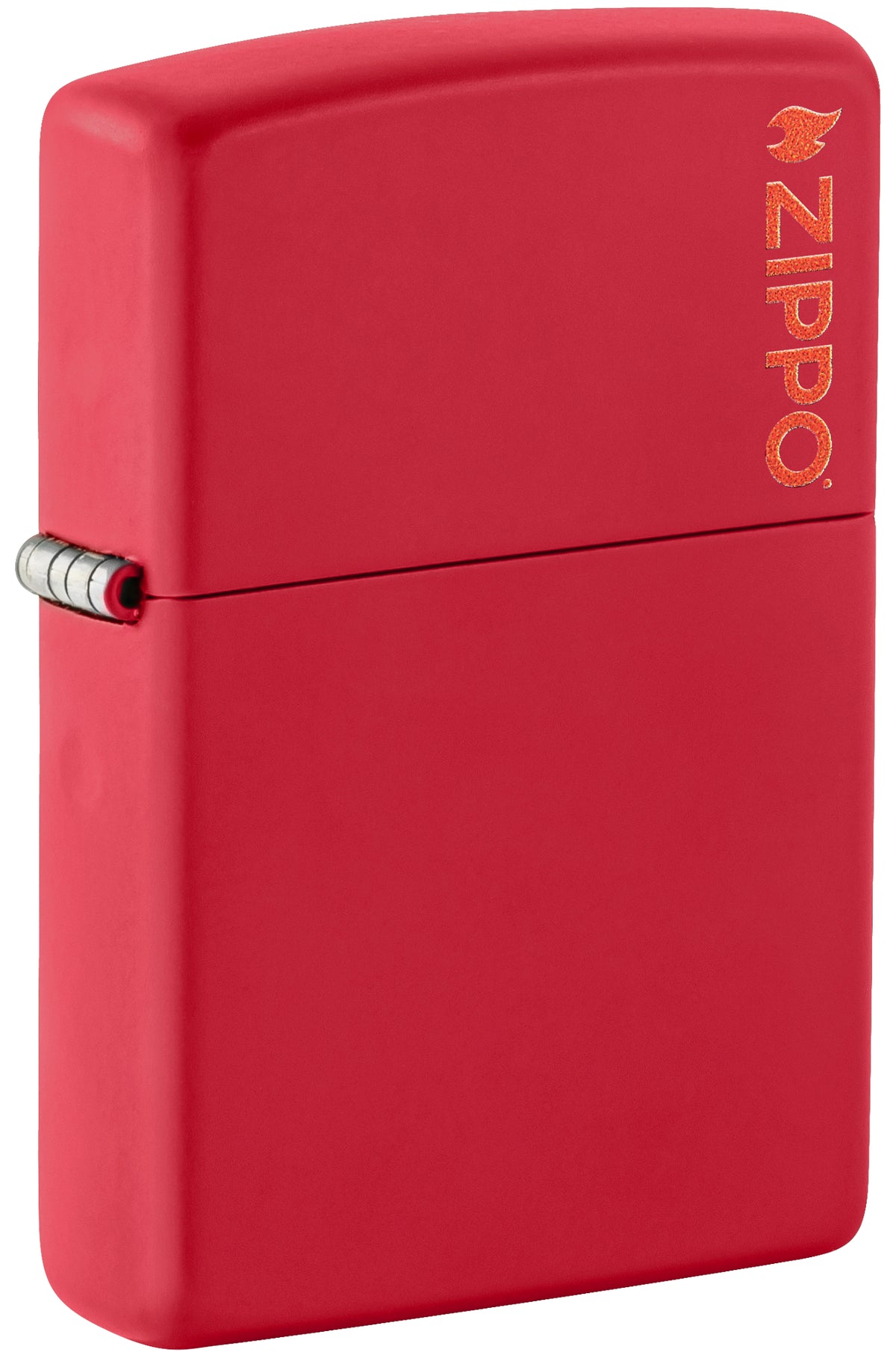 Classic Red Matte with Zippo Logo Pocket Lighter