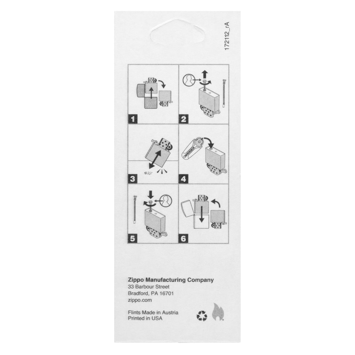 Zippo Replacement Flints for Windproof Lighters – Genuine Zippo Flint Refill
