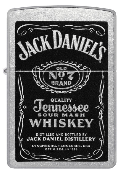 Zippo Jack Daniel's Label Model Windproof Pocket Fuel Refillable Lighter, BIS Certified