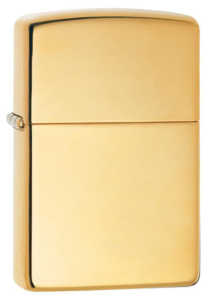 Classic High Polish Brass Pocket Lighter