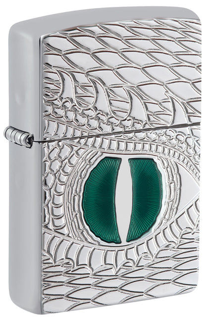 Zippo Dragon Eye Windproof Pocket Fuel Refillable Lighter, BIS Certified