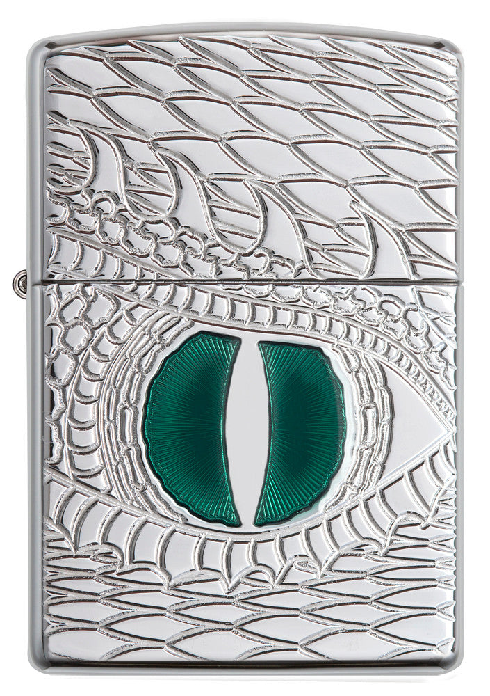 Zippo Dragon Eye Windproof Pocket Fuel Refillable Lighter, BIS Certified