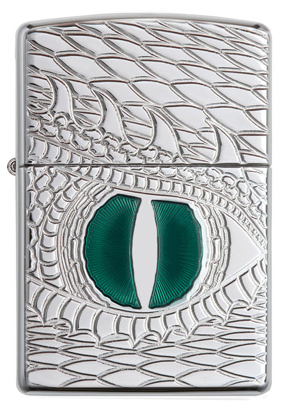 Zippo Dragon Eye Windproof Pocket Fuel Refillable Lighter, BIS Certified