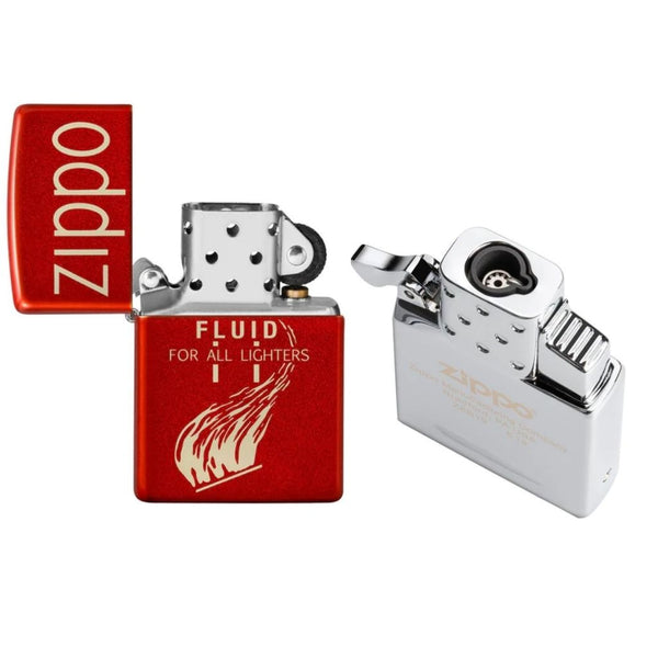 Zippo Retro Design and FREE Single Torch Butane Insert