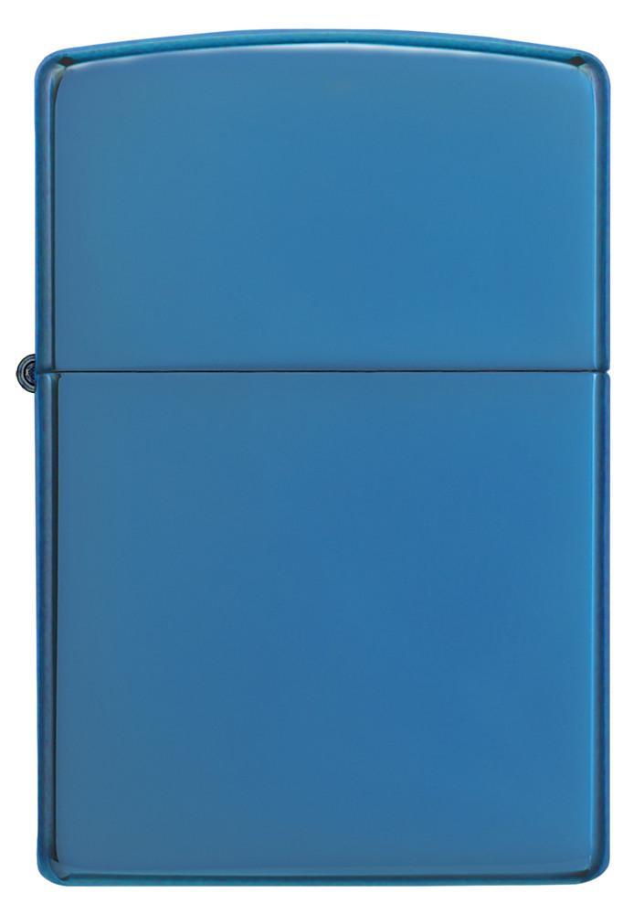 Classic High Polish Blue Pocket Lighter