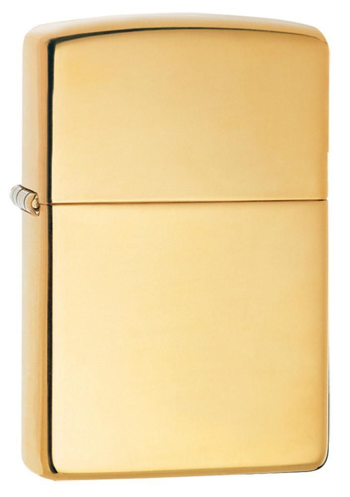 Armor  High Polish Brass Pocket Lighter