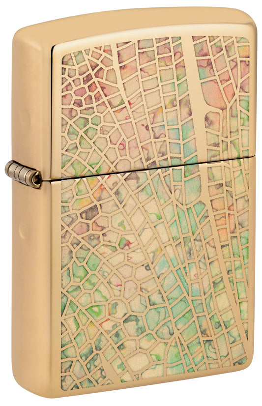 Zippo Dragonfly Wing Design Windproof Pocket Fuel Refillable Lighter, BIS Certified
