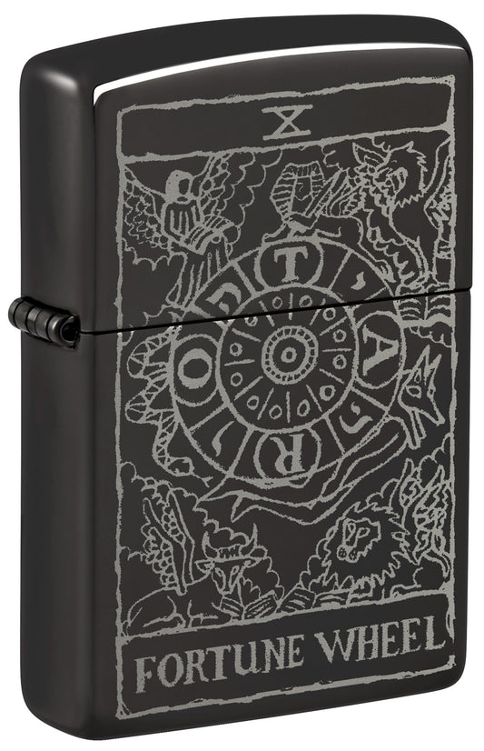 Zippo Fortune Wheel Design Windproof Pocket Fuel Refillable Lighter, BIS Certified