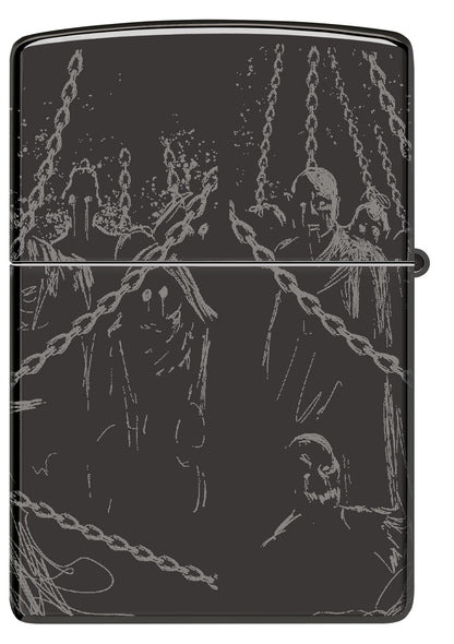 Zippo Skull Design Windproof Pocket Fuel Refillable Lighter, BIS Certified