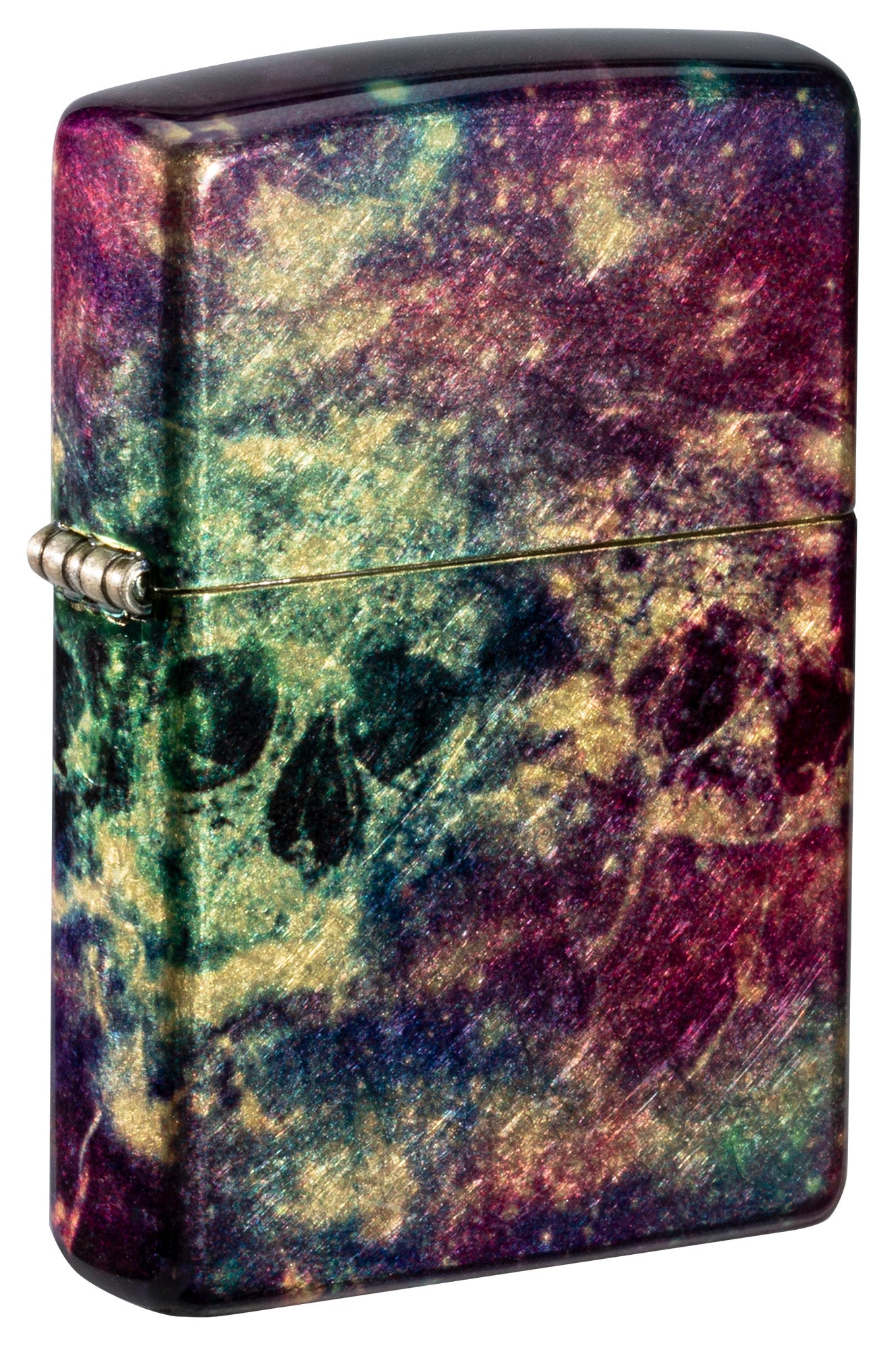 Zippo Galaxy Skull Design Model Windproof Pocket Fuel Refillable Lighter, BIS Certified