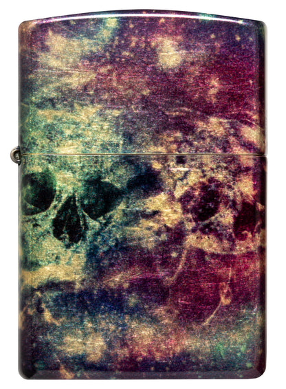 Zippo Galaxy Skull Design Model Windproof Pocket Fuel Refillable Lighter, BIS Certified