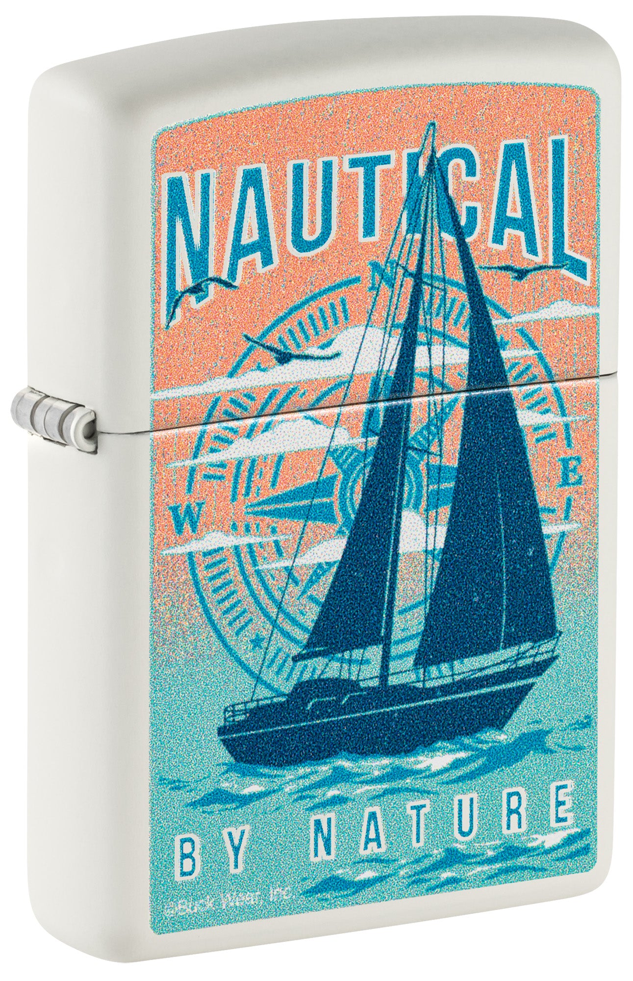 Zippo Buck Nautical Model Windproof Pocket Fuel Refillable Lighter, BIS Certified