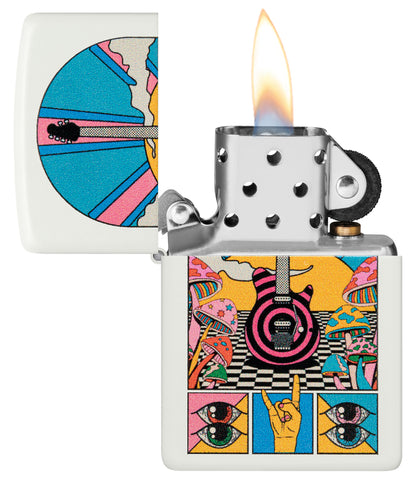 Zippo Retro Vintage Design Model Windproof Pocket Fuel Refillable Lighter, BIS Certified