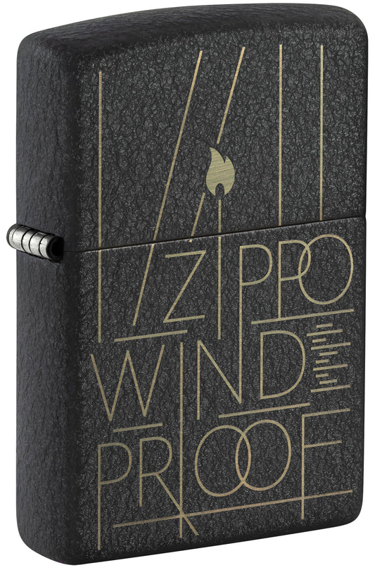 Zippo Windproof Model Windproof Pocket Fuel Refillable Lighter, BIS Certified