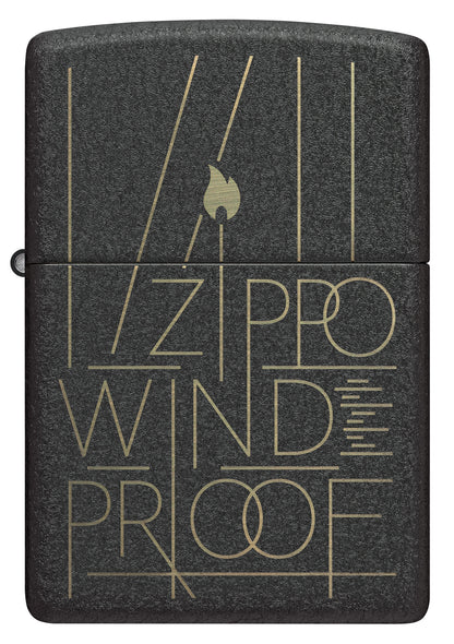 Zippo Windproof Model Windproof Pocket Fuel Refillable Lighter, BIS Certified