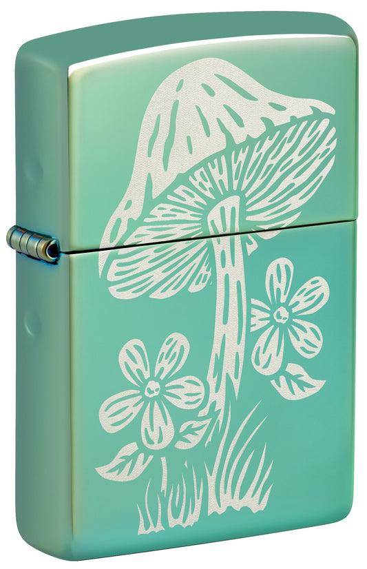 Zippo Mushroom Design Model Windproof Pocket Fuel Refillable Lighter, BIS Certified