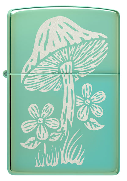 Zippo Mushroom Design Model Windproof Pocket Fuel Refillable Lighter, BIS Certified