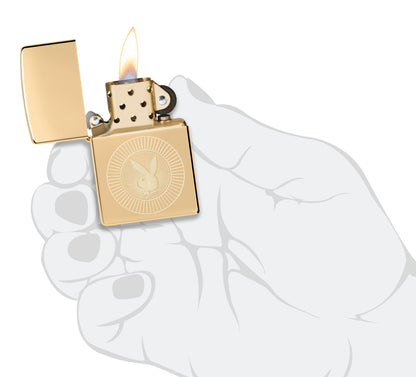 Zippo Playboy Model Windproof Pocket Fuel Refillable Lighter, BIS Certified