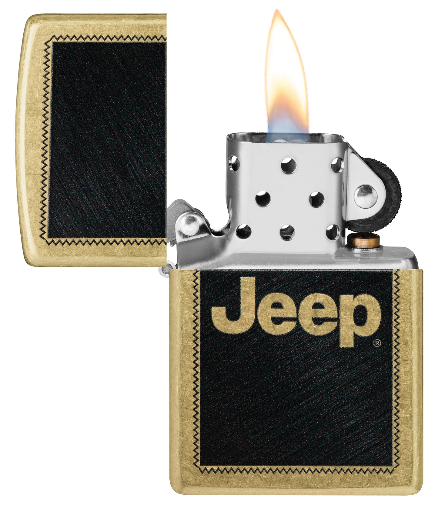 Zippo Jeep Model Windproof Pocket Fuel Refillable Lighter, BIS Certified