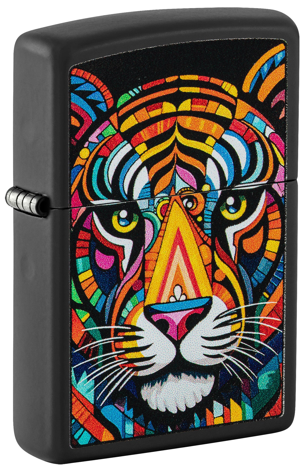 Zippo Colorful Tiger Design Model Windproof Pocket Fuel Refillable Lighter, BIS Certified