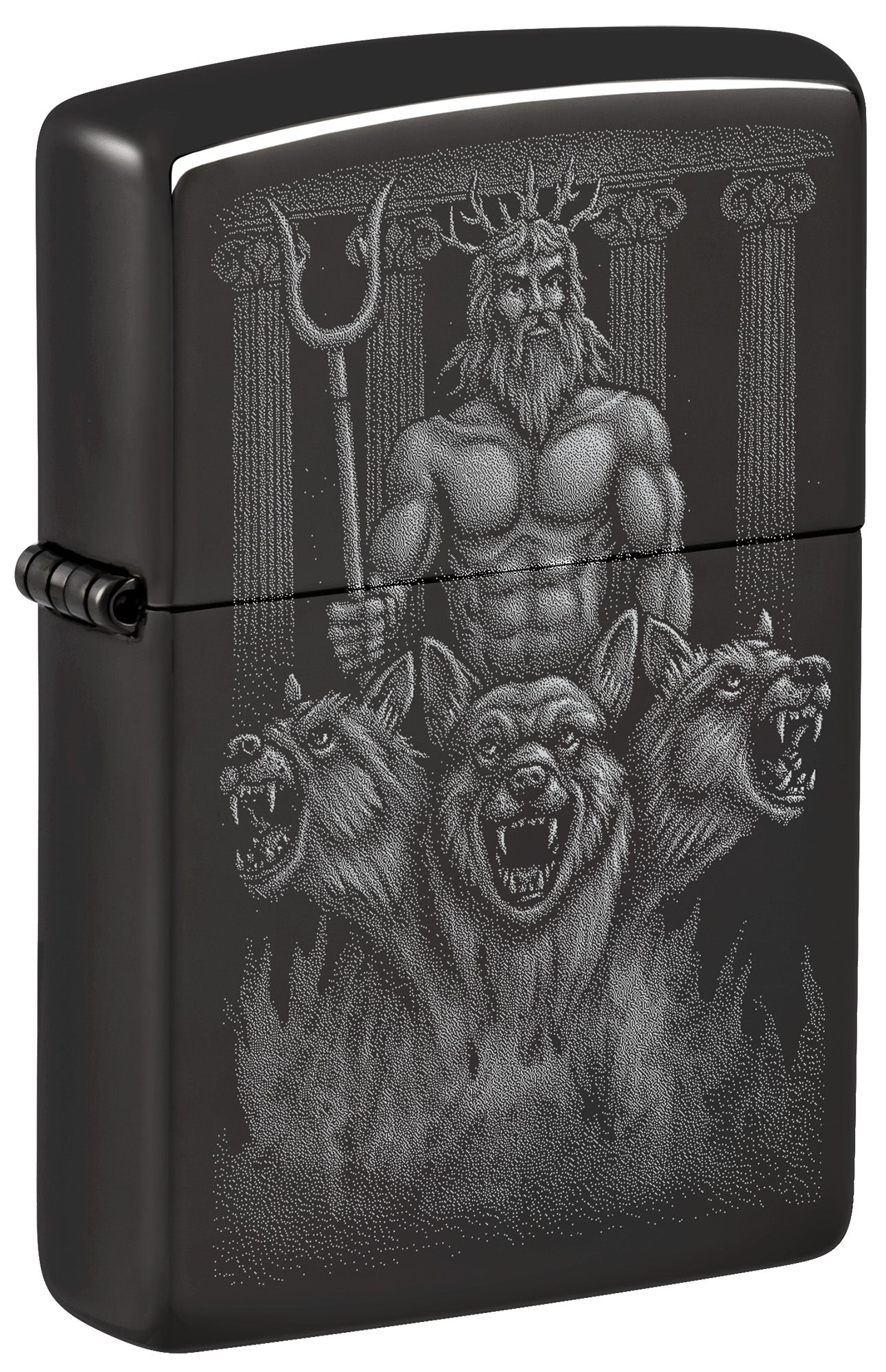 Zippo Guardian Design Model Windproof Pocket Fuel Refillable Lighter, BIS Certified