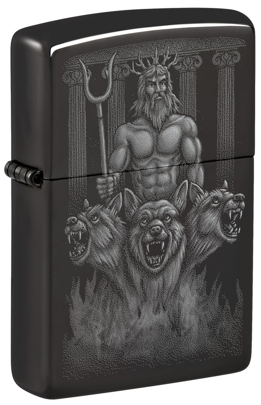 Zippo Guardian Design Model Windproof Pocket Fuel Refillable Lighter, BIS Certified