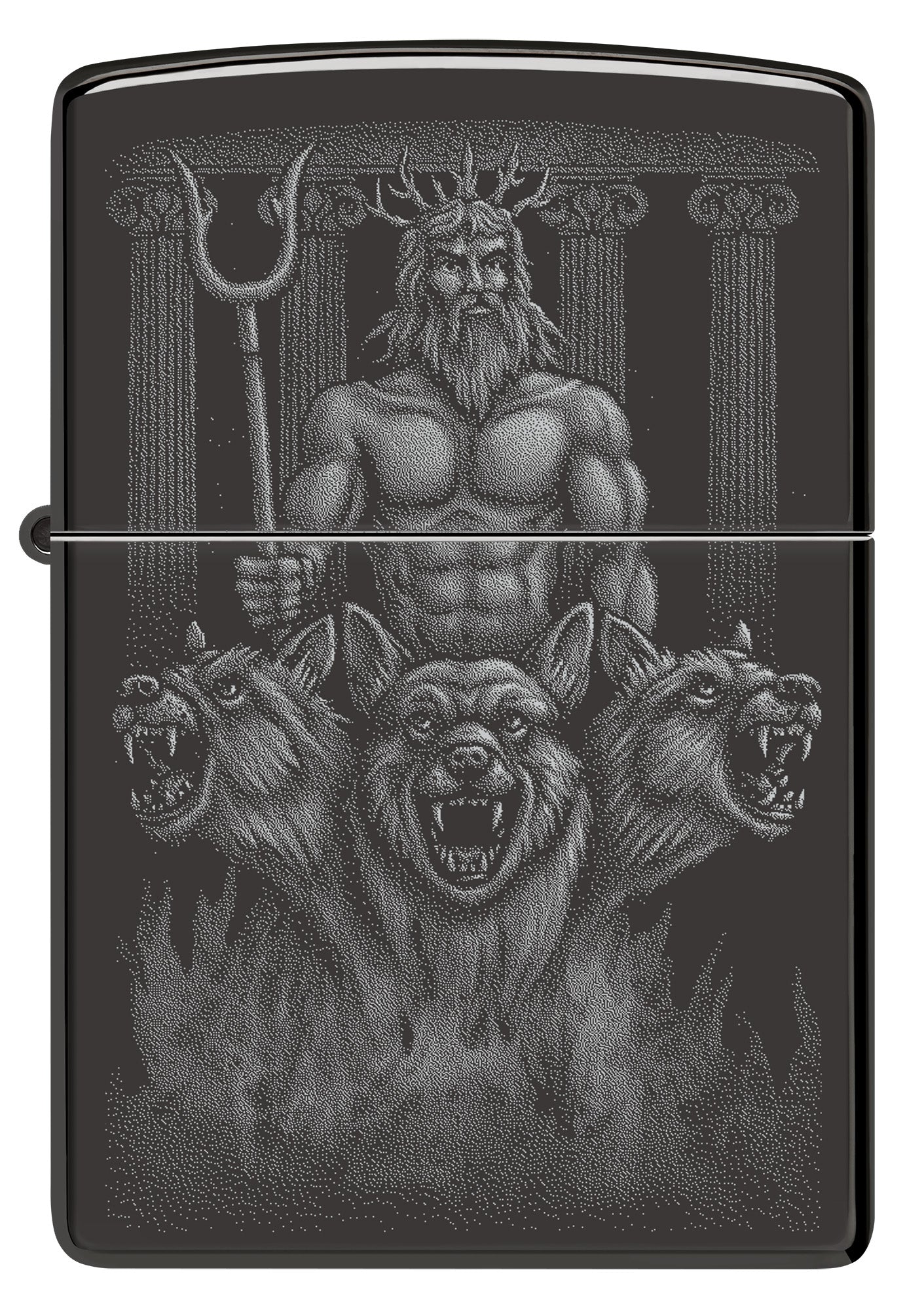 Zippo Guardian Design Model Windproof Pocket Fuel Refillable Lighter, BIS Certified