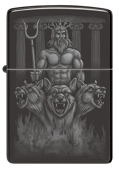 Zippo Guardian Design Model Windproof Pocket Fuel Refillable Lighter, BIS Certified