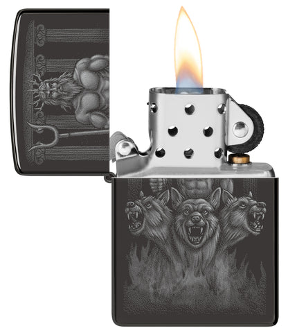 Zippo Guardian Design Model Windproof Pocket Fuel Refillable Lighter, BIS Certified