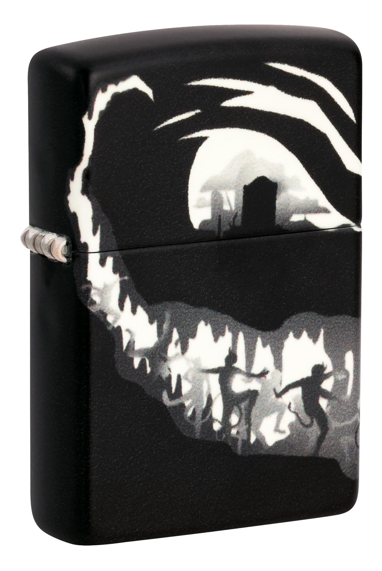 Zippo Grinning Pumpkin Design Model Windproof Pocket Fuel Refillable Lighter, BIS Certified