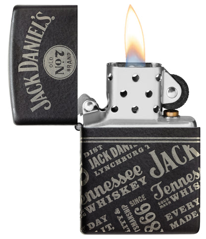 Zippo Jack Daniels Model Windproof Pocket Fuel Refillable Lighter, BIS Certified