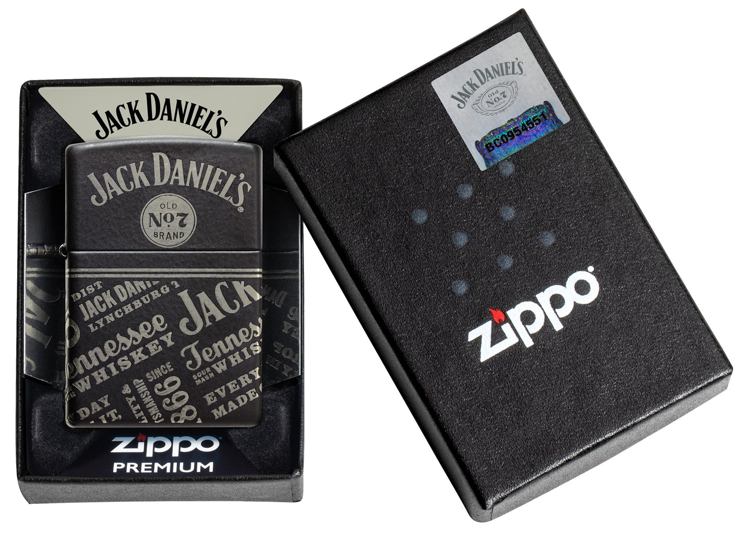 Zippo Jack Daniels Model Windproof Pocket Fuel Refillable Lighter, BIS Certified