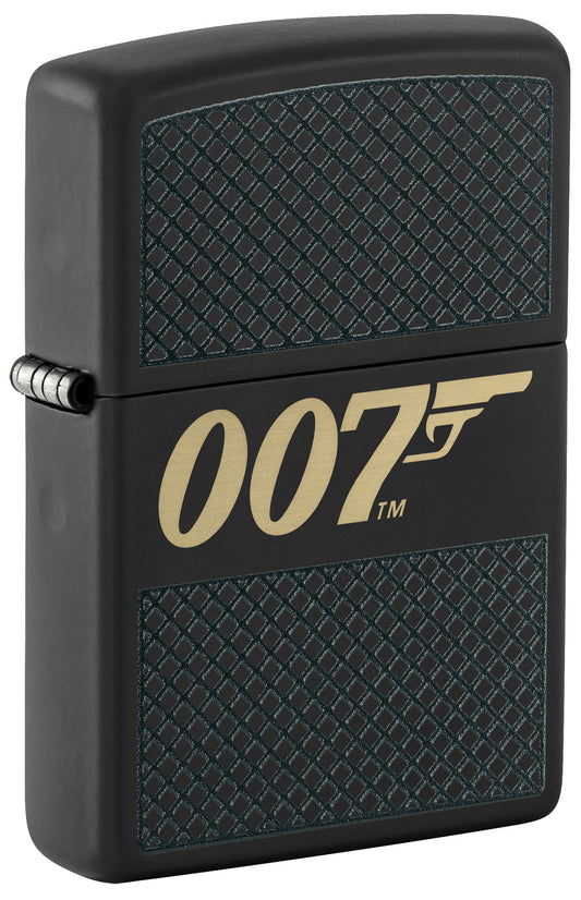 Zippo Bond 007 Gun Logo Windproof Pocket Fuel Refillable Lighter, BIS Certified