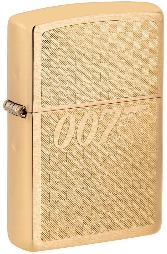 Zippo Bond 007 Gun Logo Model Windproof Pocket Fuel Refillable Lighter, BIS Certified