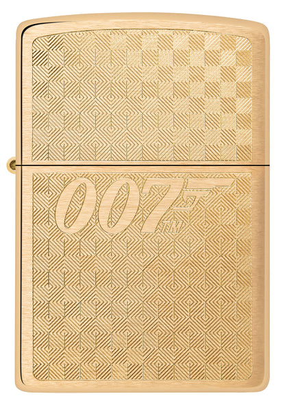 Zippo Bond 007 Gun Logo Model Windproof Pocket Fuel Refillable Lighter, BIS Certified